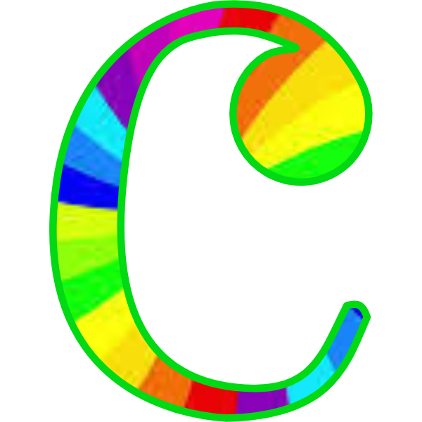 Time Signature Common Time Rainbow Color